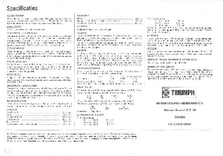 Triumph- Spitfire MK III (Rückseite)